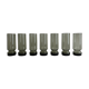 Lot de 7 verres à eau fumés