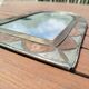 Brass mirror