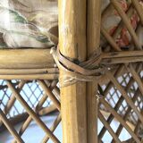 Vintage rattan armchair