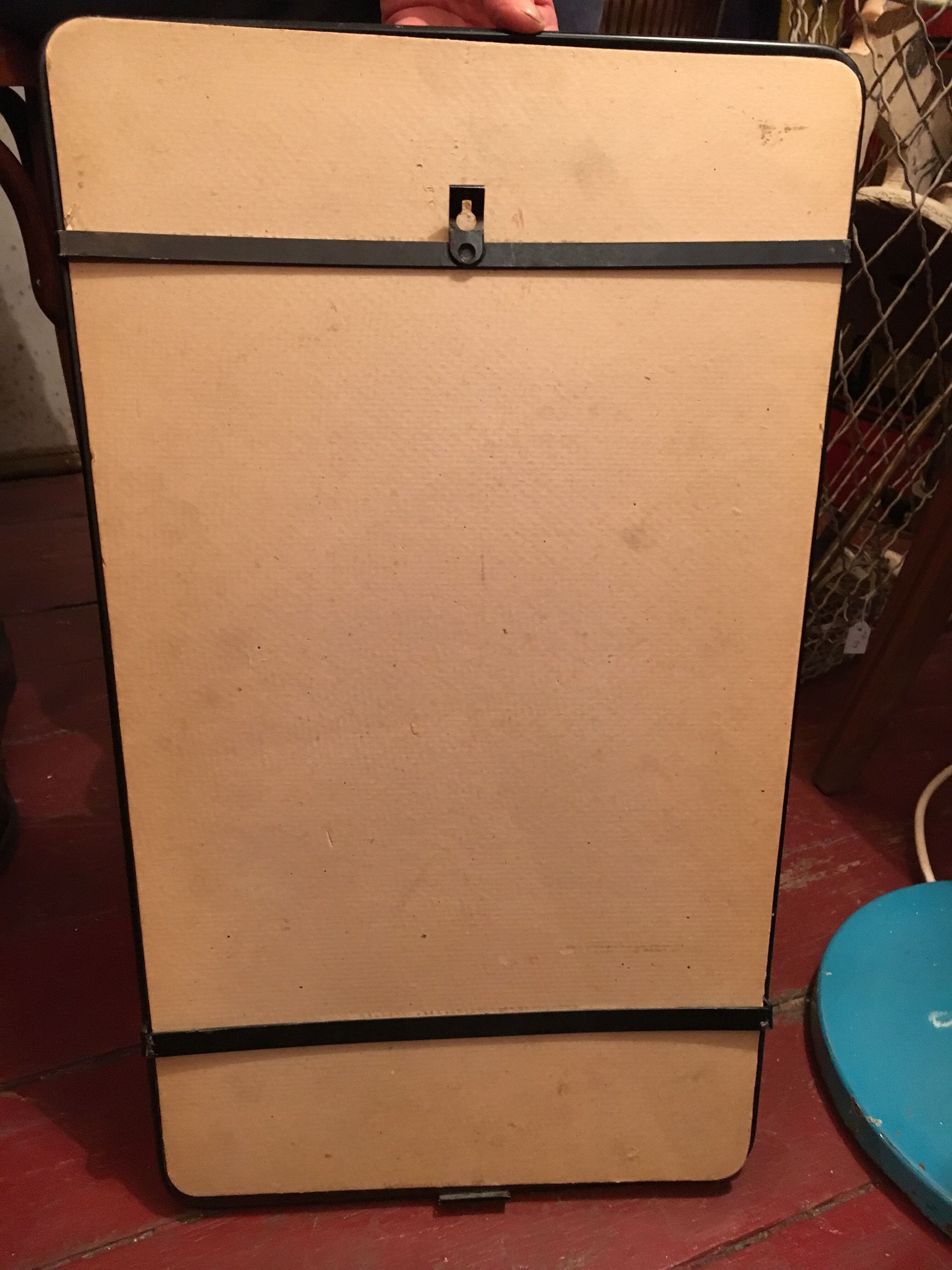 Miroir années 50 - 34x49cm