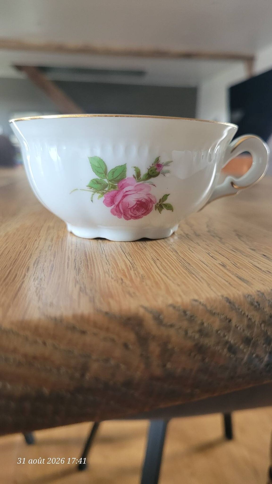 3 vintage Belgian cups from Maison R. Michiels (St Nicolas Waes)
