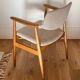 Vintage Scandinavian oak armchair "Holm" - 1960s