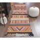 1970s Vintage Turkish Hand-Knotted Wool Cotton Orange Runner Rug 87x322