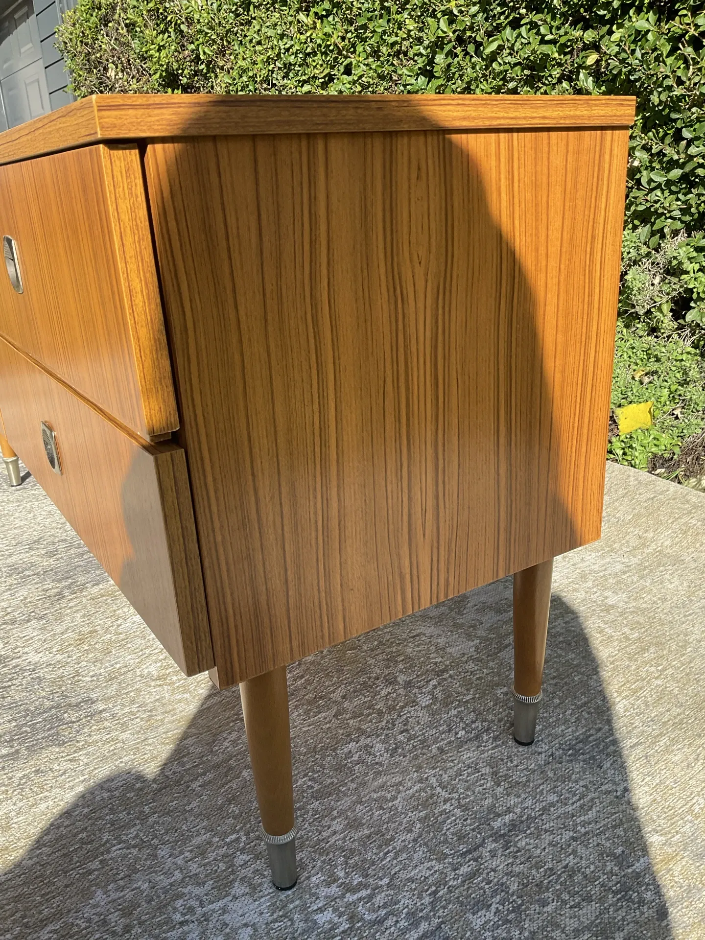 Vintage teak TV unit from the 1970s.