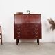 Mahogany secretary, Danish design, 1970s, manufacturer: PMJ Viby J
