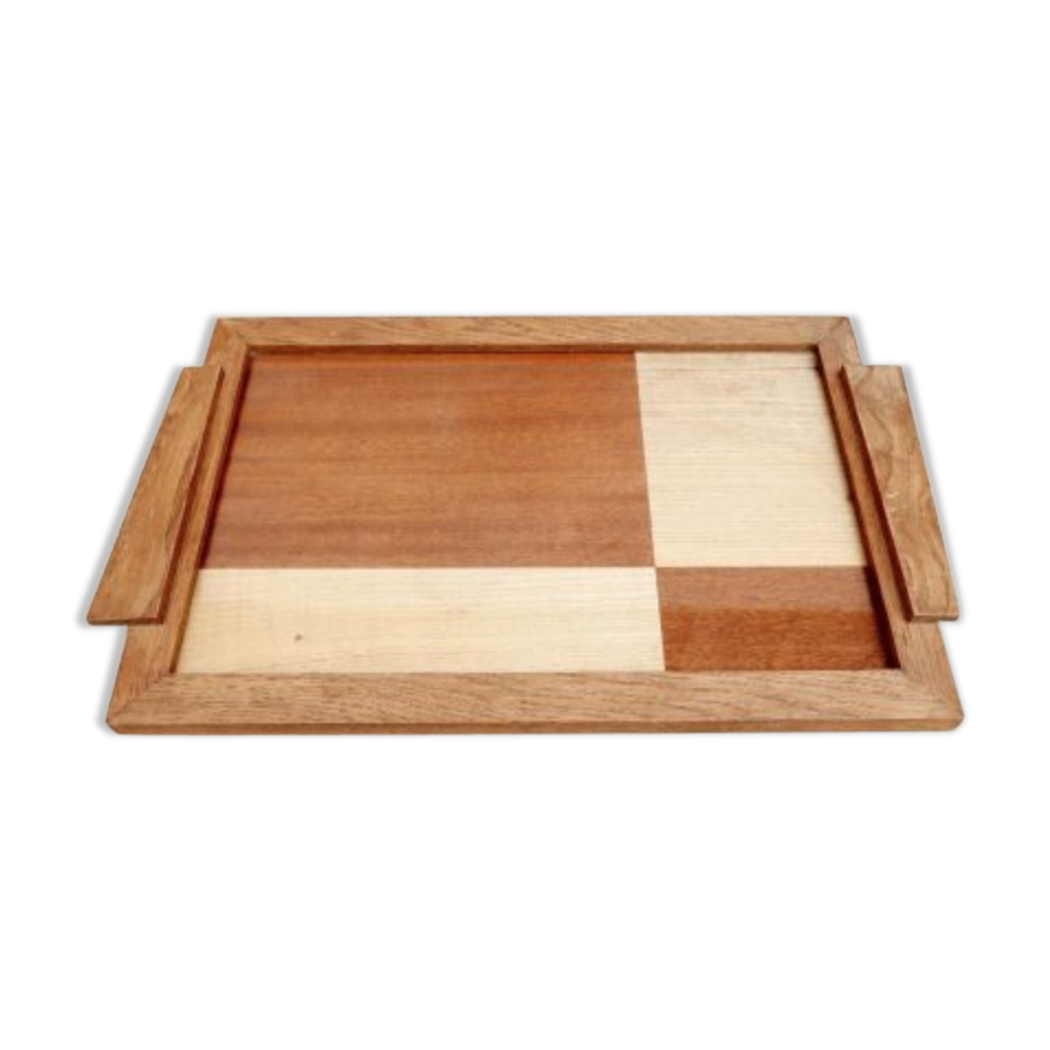 Plateau en chêne style scandinave