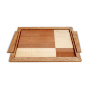 Plateau en chêne style scandinave