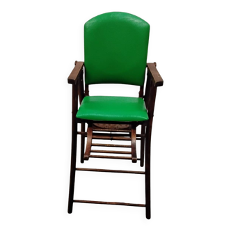 Chaise haute enfant vintage