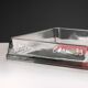 Vintage glass centrepiece designed by Eugenio Carmi, Italy 1999.