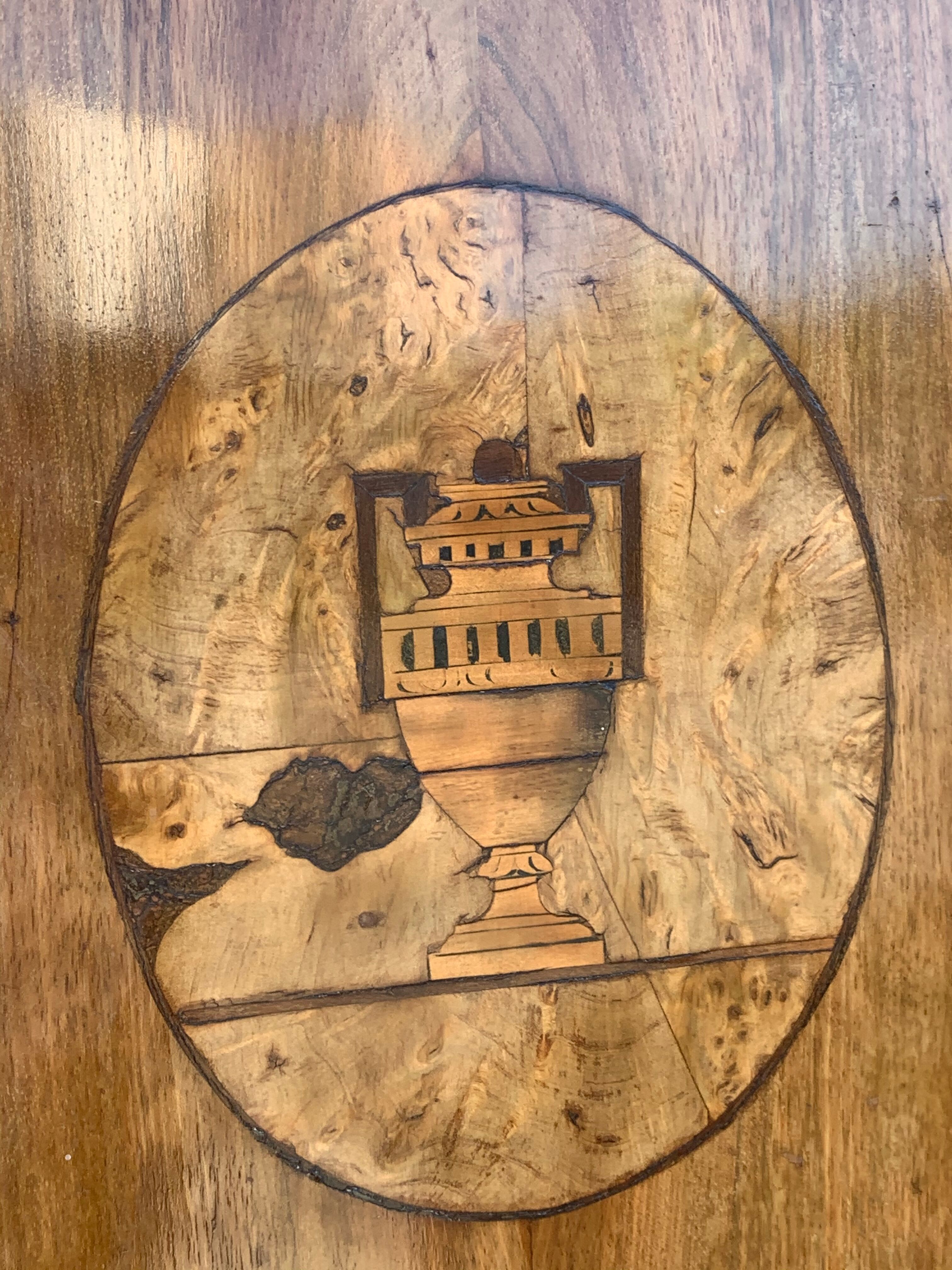 Cabinet in marquetry from Louis XVI period