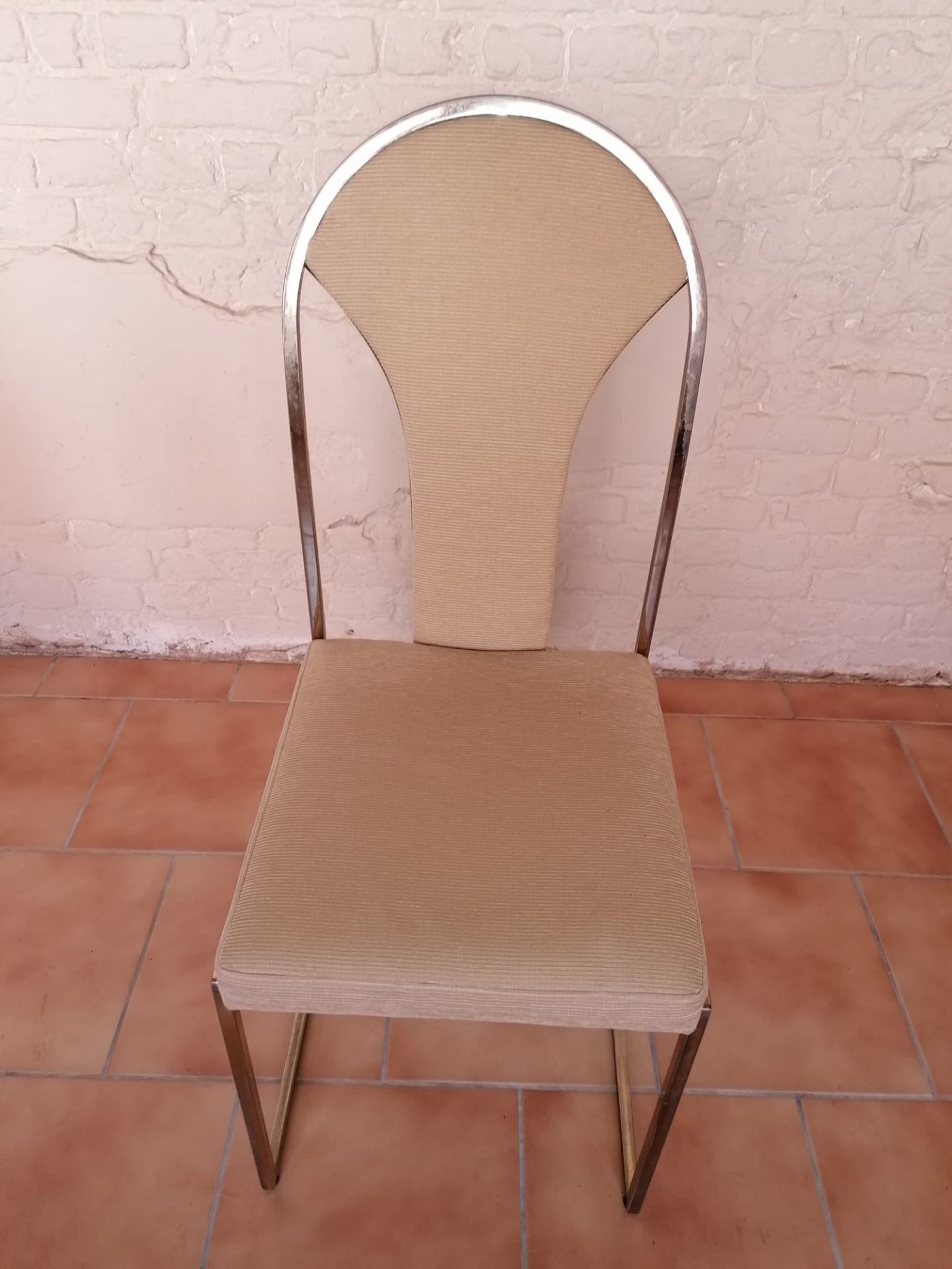 Belgo chrome vintage laitone lounge chairs, 1970s