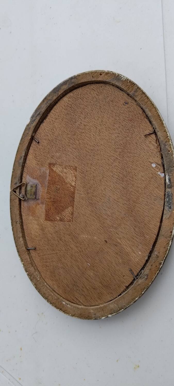 Bouquet painting on hardboard