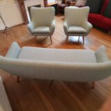 Rare 50s Swedish salon Restored for its rental in the film "Little Nicolas ,2021"