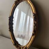 Small oval mirror