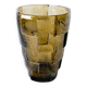 Pressed-mould glass vase 1970s Brutalist / Mid-Century aesthetic
