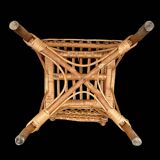 1950s Rattan Child's Armchair