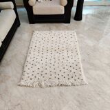 Berber black pea carpet beni ouarain 90x125 cm
