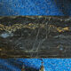 Table low neo classic bronze brass and Portoro marble