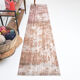 Handmade floral turkish runner rug
