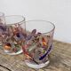 Vintage bird water glasses