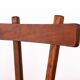 Brutalist pair of chairs in Elm in the style of Jean Touret 1950.