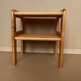 80s pine bedside table