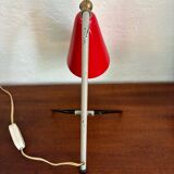 Lampe de table rouge par JJM Hoogervorst pour Anvia, 1950