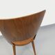 Chaise Mondor vintage de marque Baumann en bois des années 60