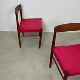 3 teak dining chairs by H. W. Klein for Bramin, 1960s