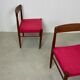 3 teak dining chairs by H. W. Klein for Bramin, 1960s
