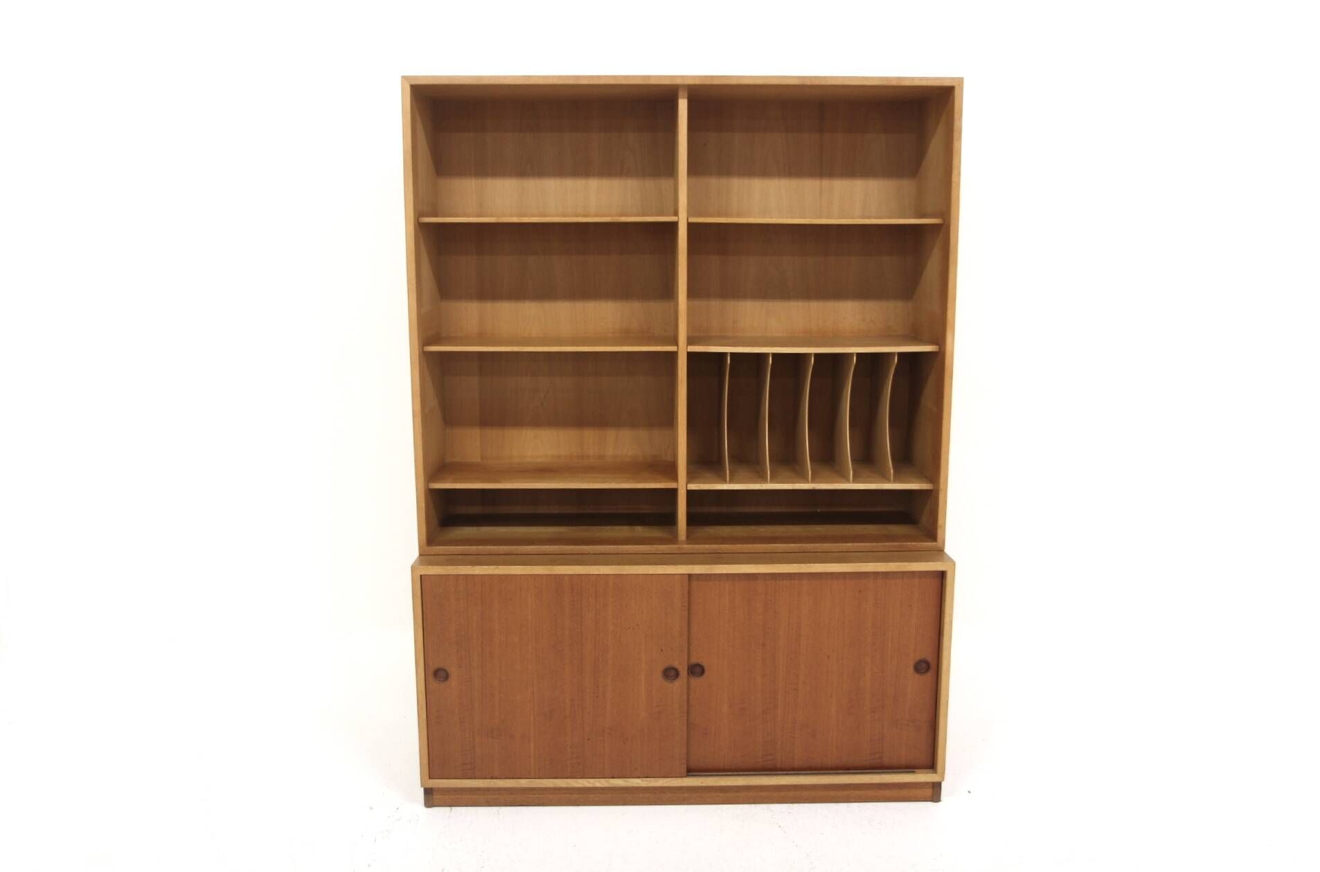 Scandinavian "Öresund" oak bookcase, Børge Mogensen, Sweden, 1960