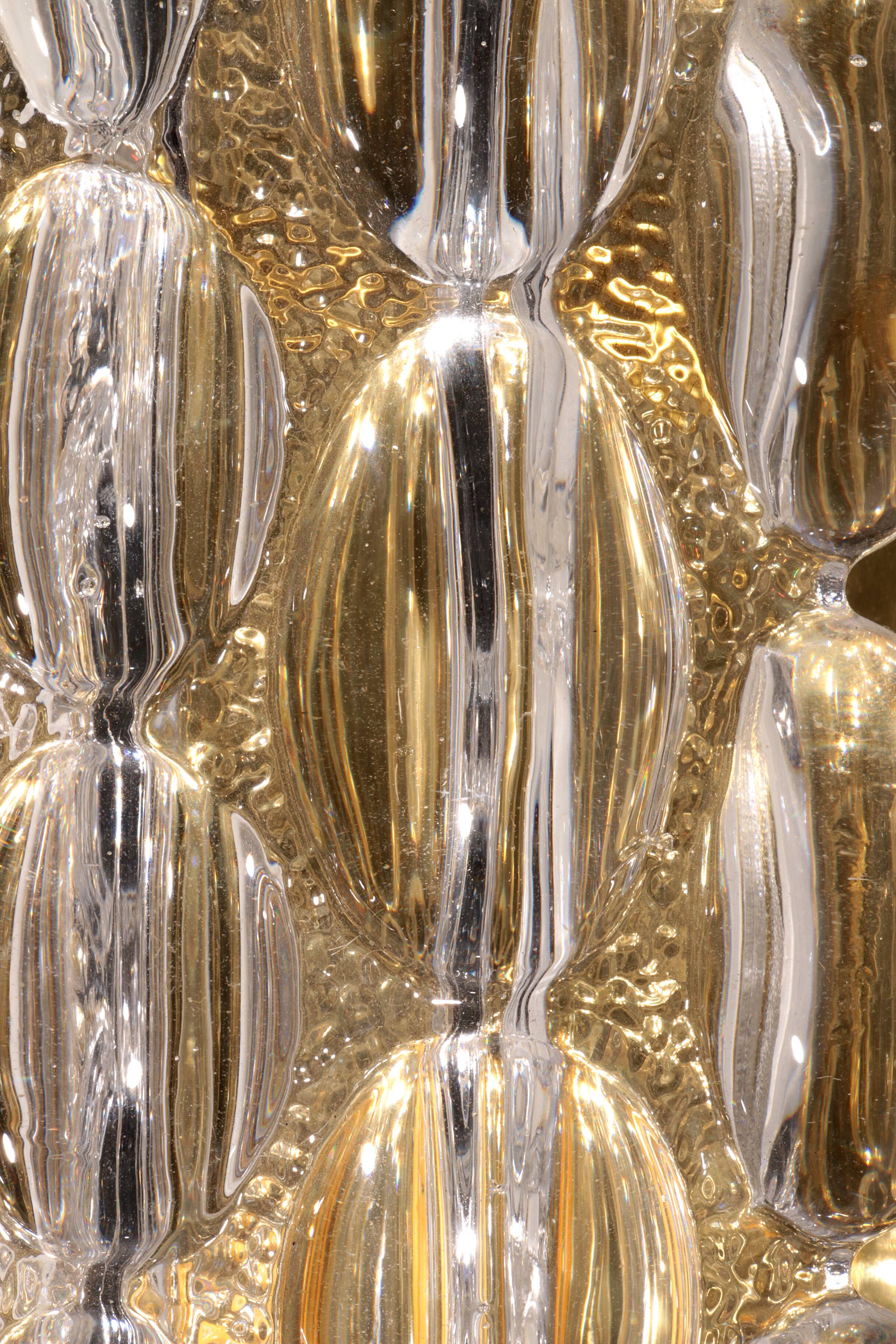 Appliques murales en cristal Waterdrop de Carl Fagerlund pour Orrefors