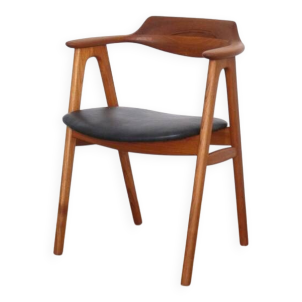 Fauteuil danois ''Modele 42'' en teck de E kirkegaard 1960