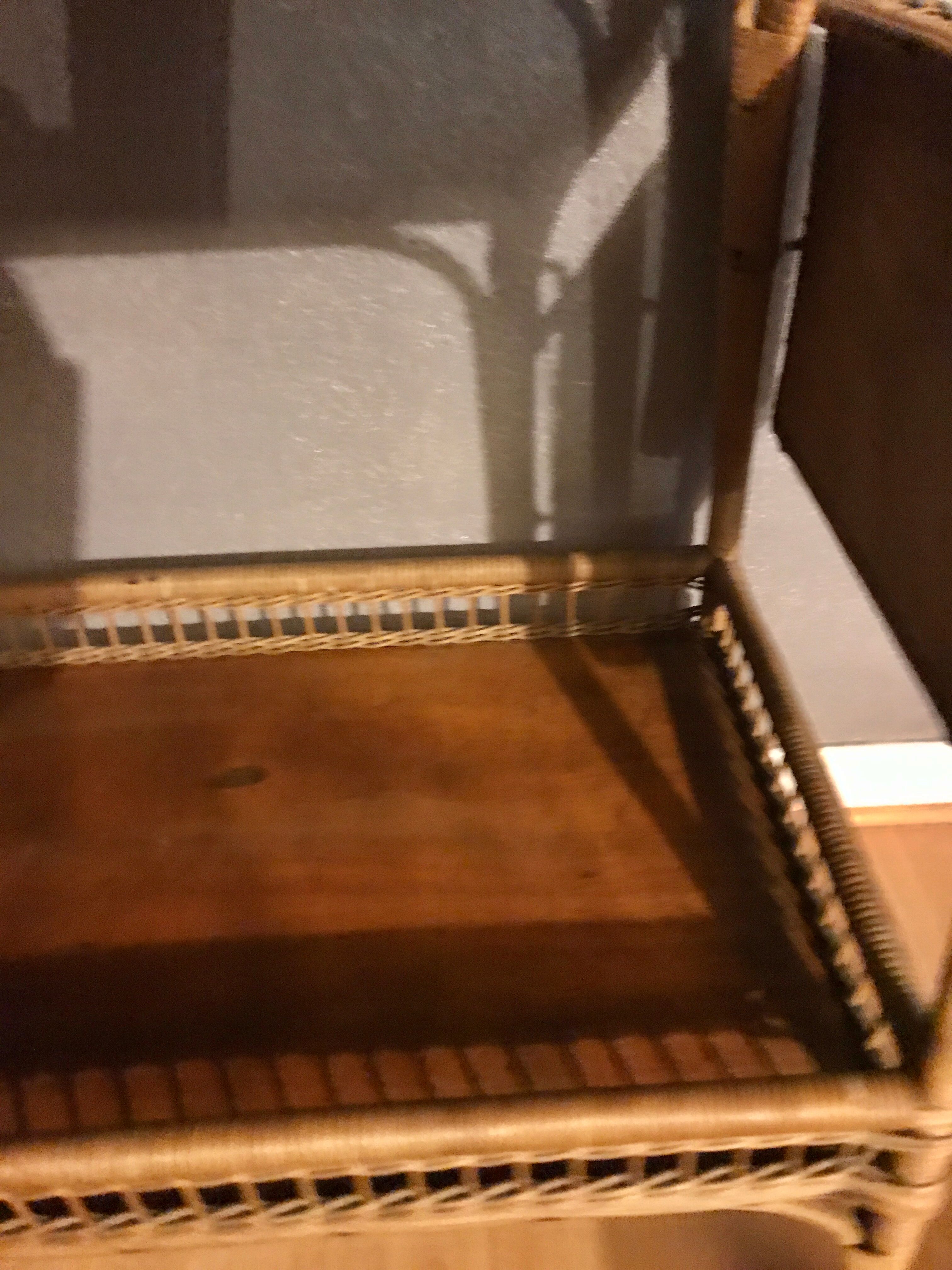 1950s rattan dessert