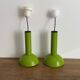 Lot de 2 suspensions lita. 1970. Space age.