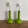 Lot de 2 suspensions lita. 1970. Space age.