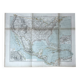 Carte ancienne États Unis et Mexique 70,5x53cm