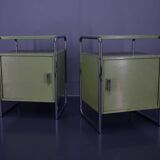Ensemble de deux tables de chevet Bauhaus par Vichr & Co., années 1930