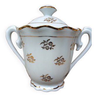 Limoges porcelain sugar bowl