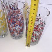 Set of 5 antique glasses
