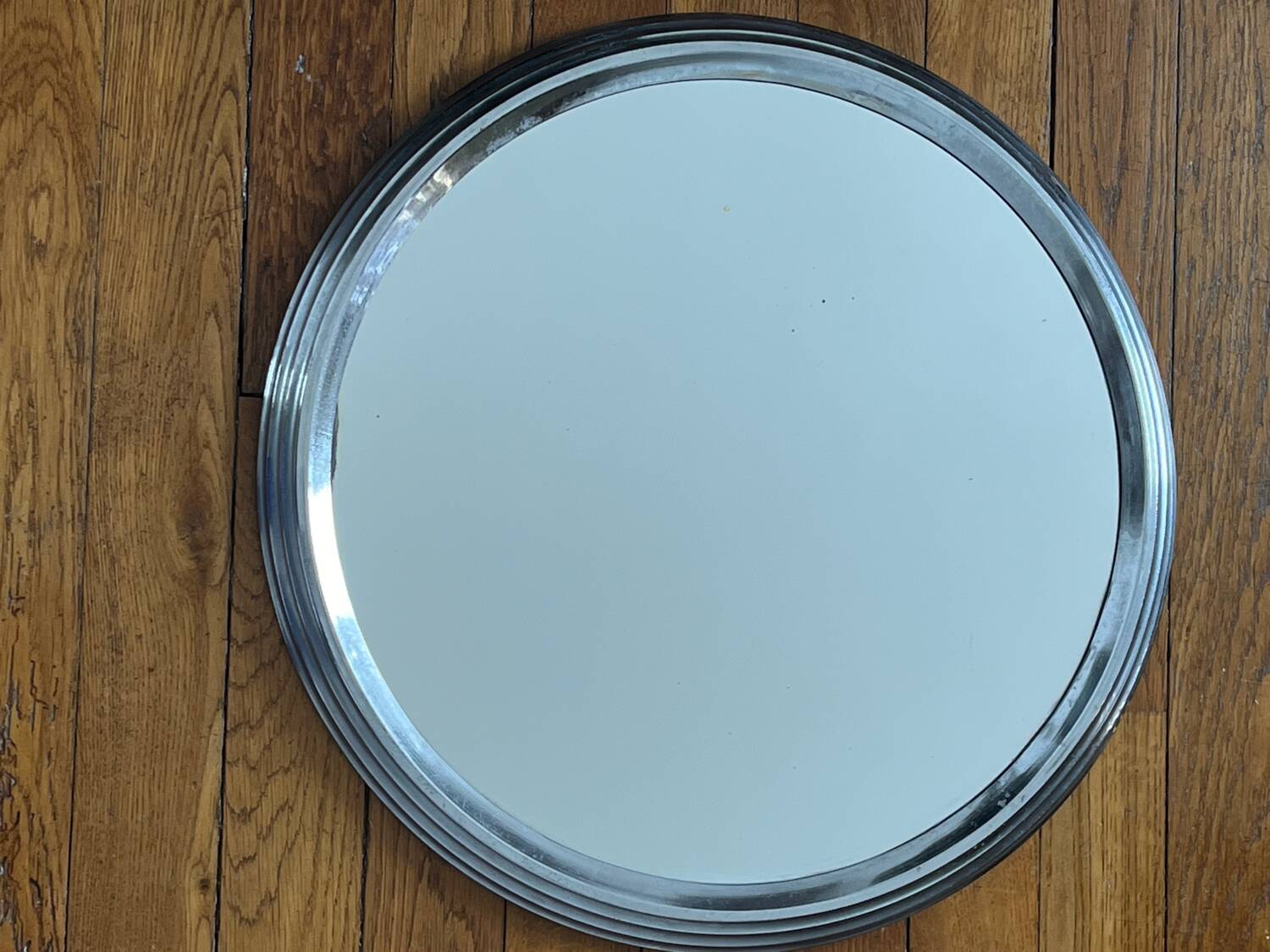 Large art deco mirror tray