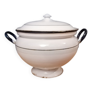 Soupière pot à bouillon tôle
