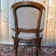 Office chair in wicker – Louis XV style – Walnut – 19th century