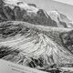 Pasterze and Grossglockner, Austria, printed illustration from 1878.