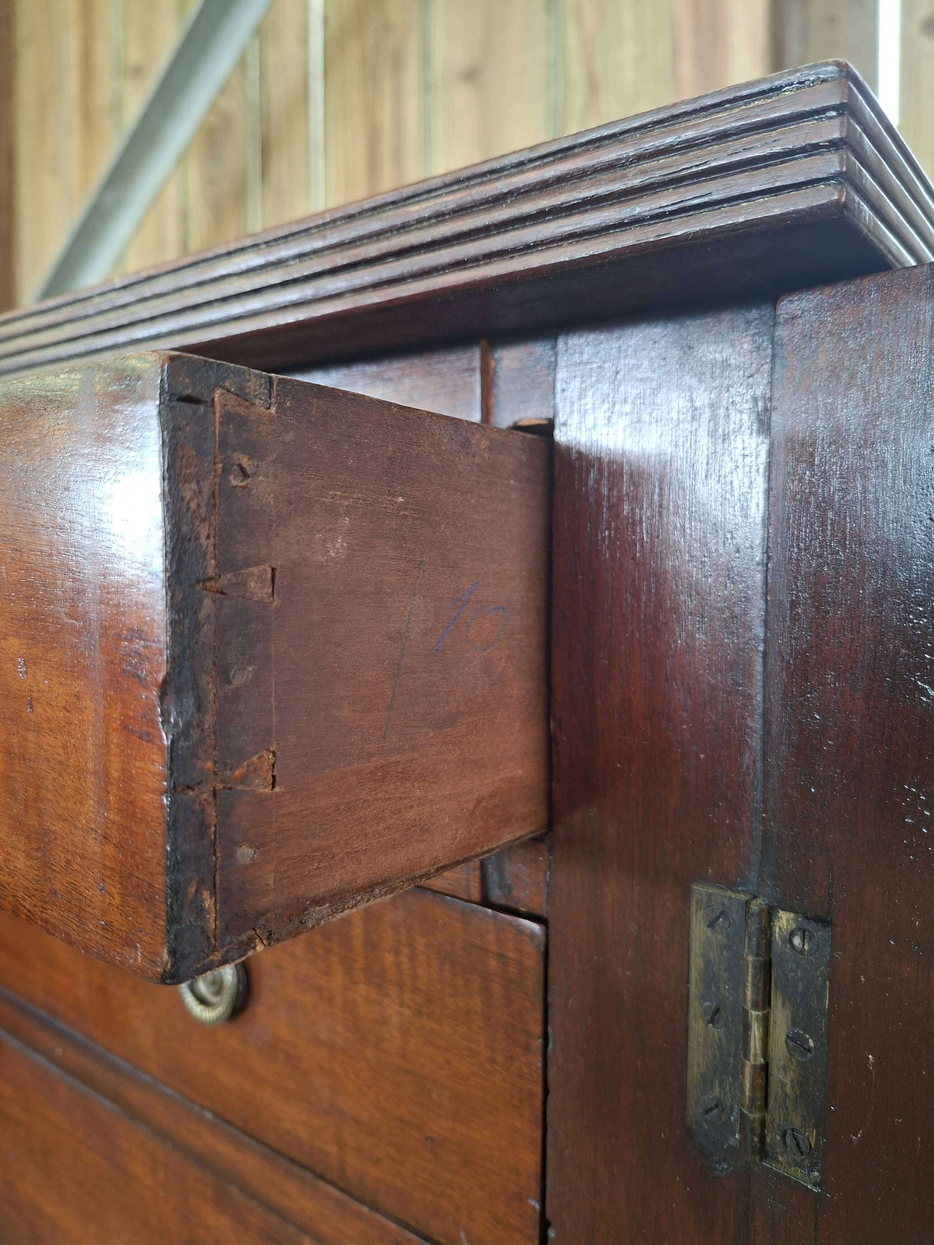 Cartonnier / meuble à dossiers en acajou – XXe siècle (br)
