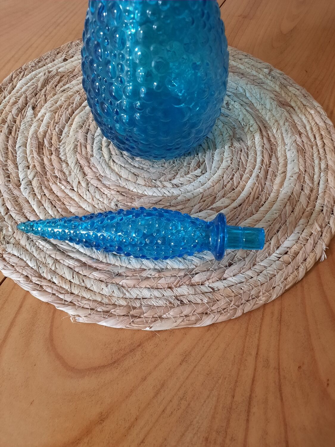 Empoli glass decanter