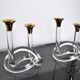 Pair of candle holders Dorothy Thorpe, lucite, 1970