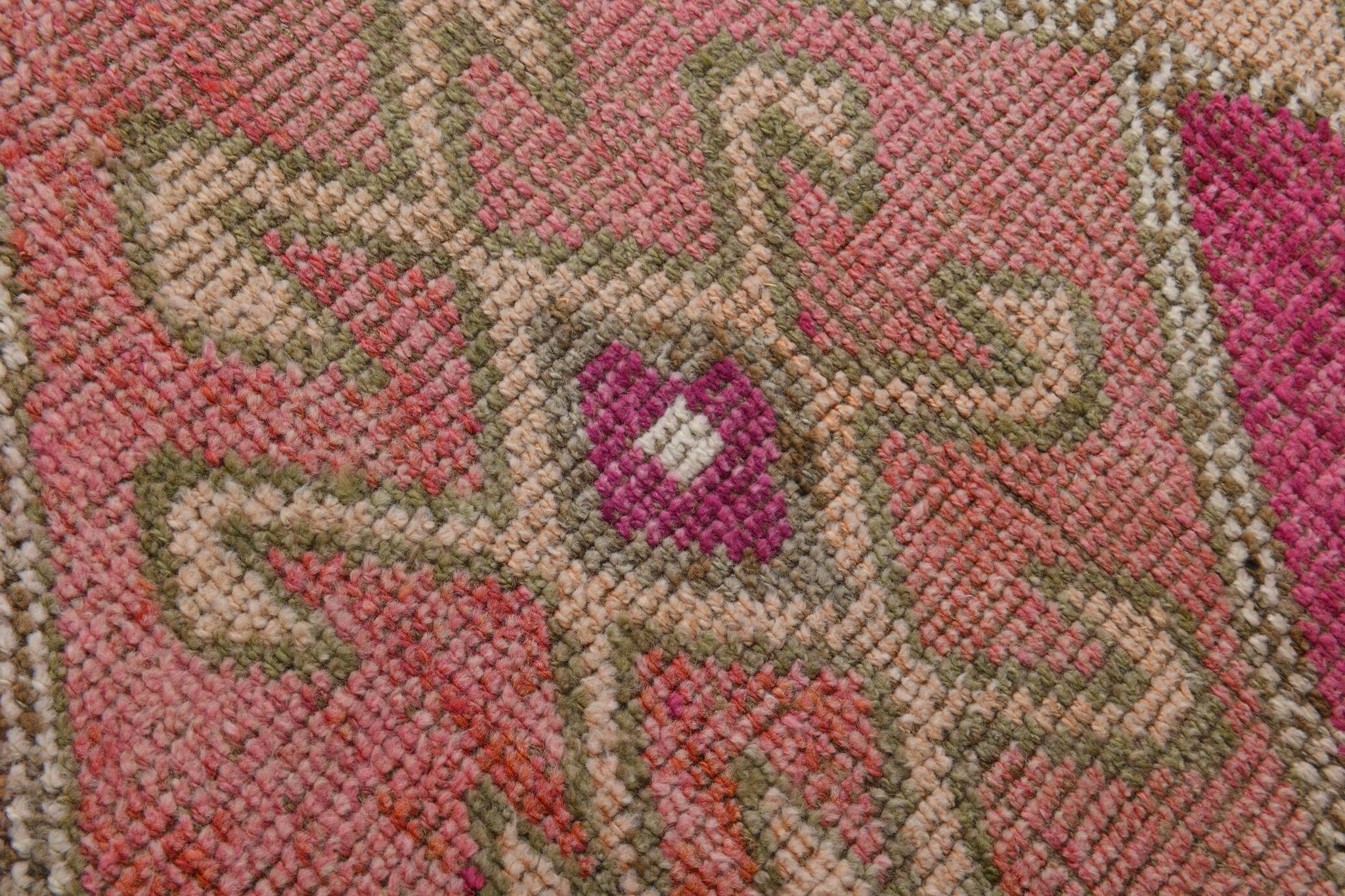 3x10 Super Soft Pink Turkish Runner Rug, 100x317Cm