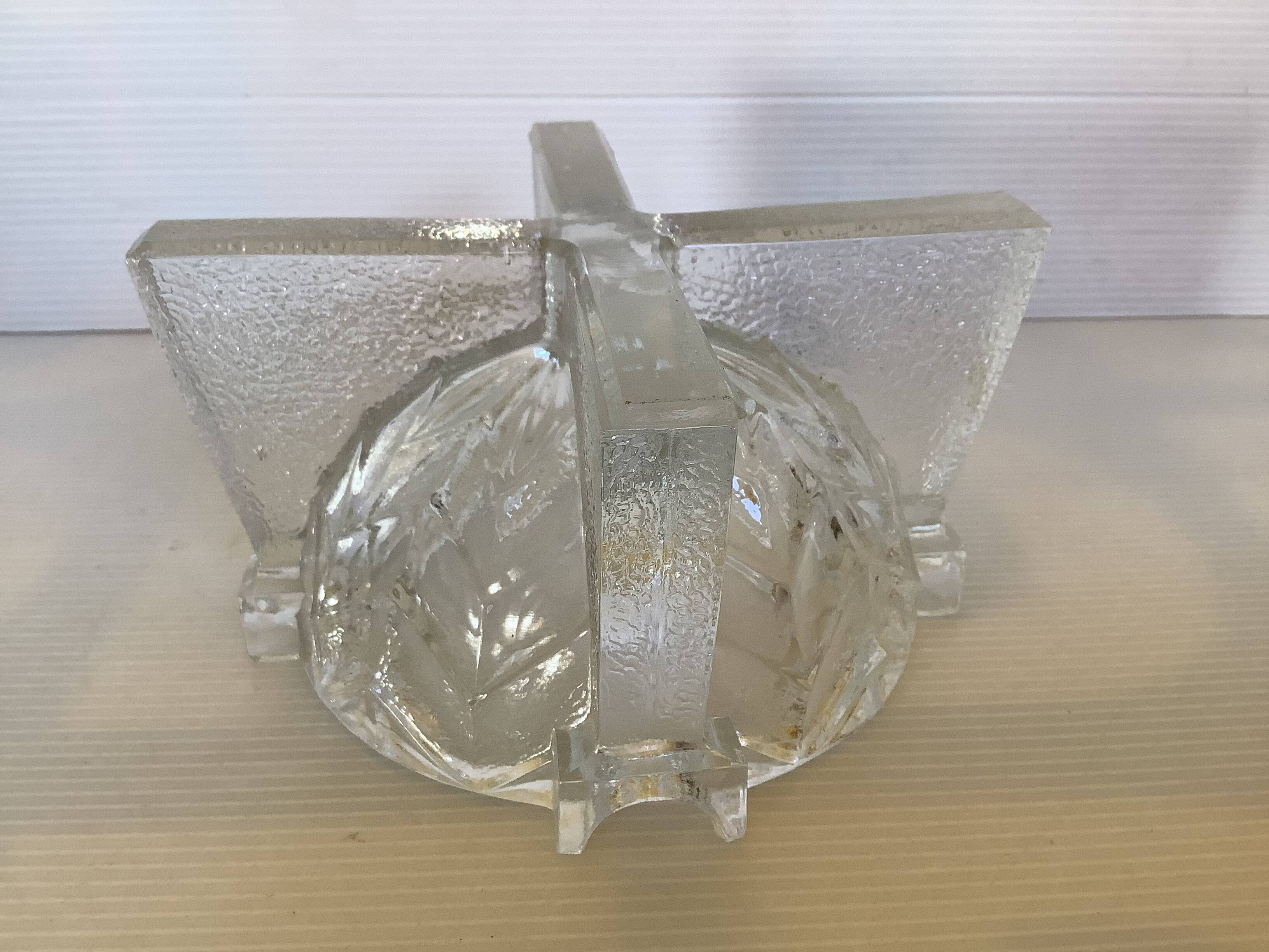 Geometric Art Deco ashtray tray