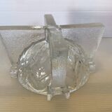 Empty geometric art deco ashtray pocket